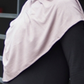 Cachecol hijab feminino Verona Jersey Veil, cinza-claro, tamanho único