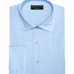 Camisa social masculina Alfani Solid Classic Regular Fit Azul Tamanho P-14,5X32-33