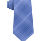Gravata profissional masculina Kenneth Cole Reaction Tyler Silk Blend, azul, tamanho regular