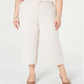 Calças curtas Alfani Plus Wide Leg Femininas Marrom Tamanho Pequeno