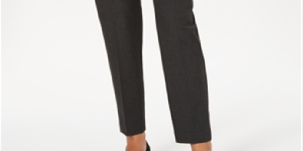 Calça feminina Charter Club Slim Fit até o tornozelo, cinza, tamanho 16