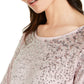 Blusa feminina com acabamento em lantejoulas da INC International Concepts - rosa, tamanho X-S