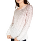 Blusa feminina com acabamento em lantejoulas da INC International Concepts - rosa, tamanho X-S