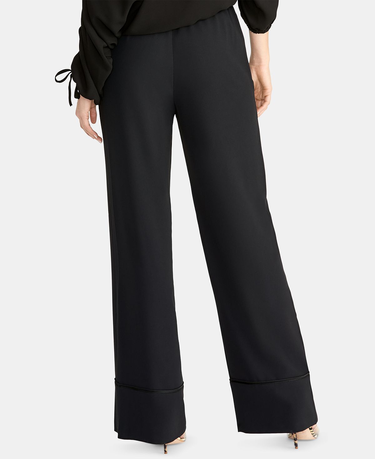 Calça feminina Rachel Roy preta tamanho 4