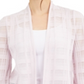 Cardigan xadrez feminino Alfani Illusion roxo tamanho pequeno P/M