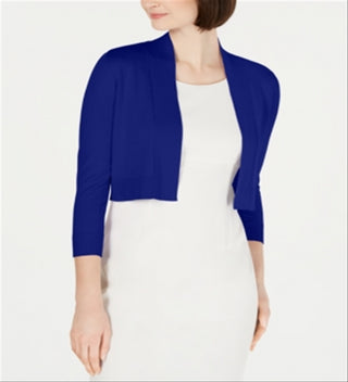Calvin Klein Cardigan Feminino Azul Tamanho X-G