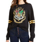 Camiseta gráfica Harry Potter da Warner Brothers Juniors, preta, tamanho P