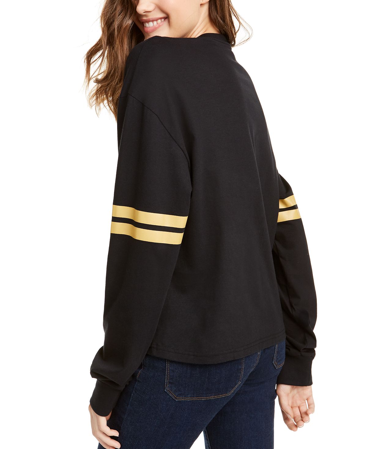 Camiseta gráfica Harry Potter da Warner Brothers Juniors, preta, tamanho P