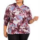 Calvin Klein Moletom com capuz feminino com estampa de logotipo roxo tamanho 1X