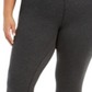 Calça legging feminina Calvin Klein Performance Keyhole Hem cinza tamanho -2X