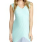 Vestido longo de maternidade com corte enviesado para mulheres, tamanho P, verde
