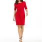 Vestido sarongue feminino liso conectado vermelho tamanho 10 pequeno