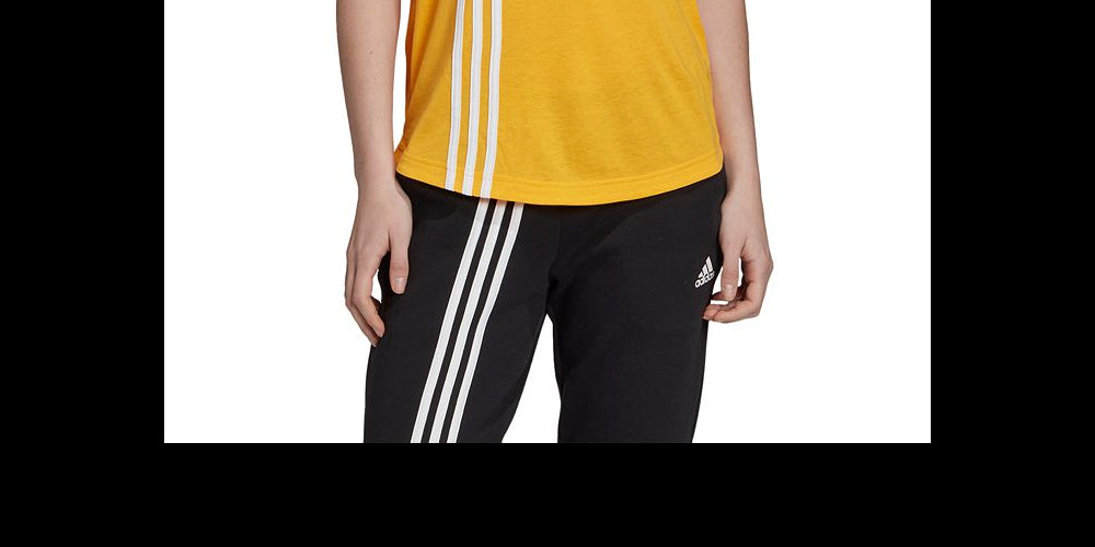 Camiseta regata feminina Adidas Workout Training, amarela, tamanho G