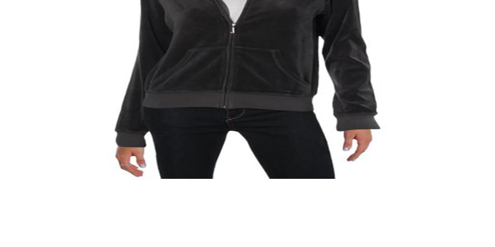 Jaqueta esportiva feminina Fairfax da Juicy Couture, rosa, tamanho M