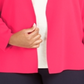 Casaco suéter feminino Alfani plus size com agulha completa rosa tamanho 1X