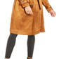 INC International Concepts Trench Coat Feminino Metálico Marrom Tamanho XX-Grande