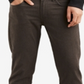 Calça de flanela Levi's 511 Slim Fit Masculina Marrom Tamanho 34X32