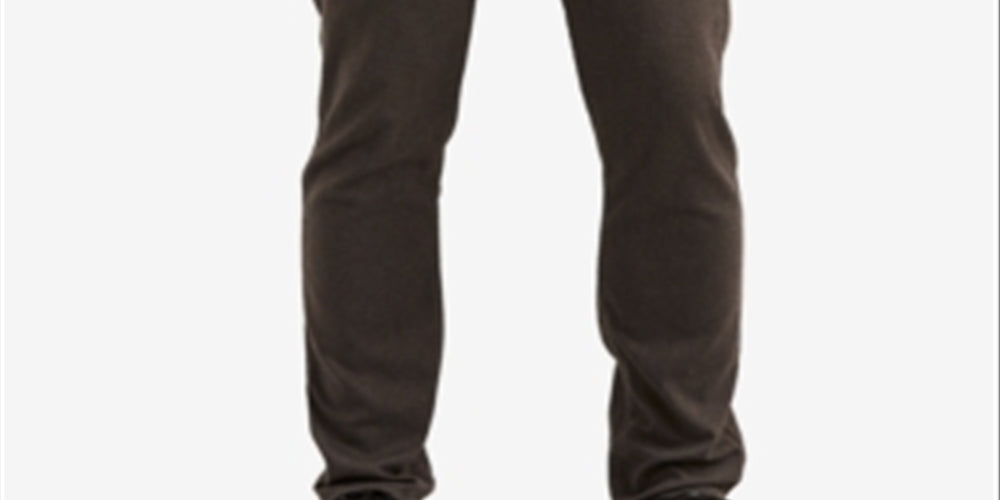 Calça de flanela Levi's 511 Slim Fit Masculina Marrom Tamanho 34X32