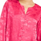 Blusa feminina Alfani com estampa de coração e botões de pérola falsa, vermelha, tamanho pequeno