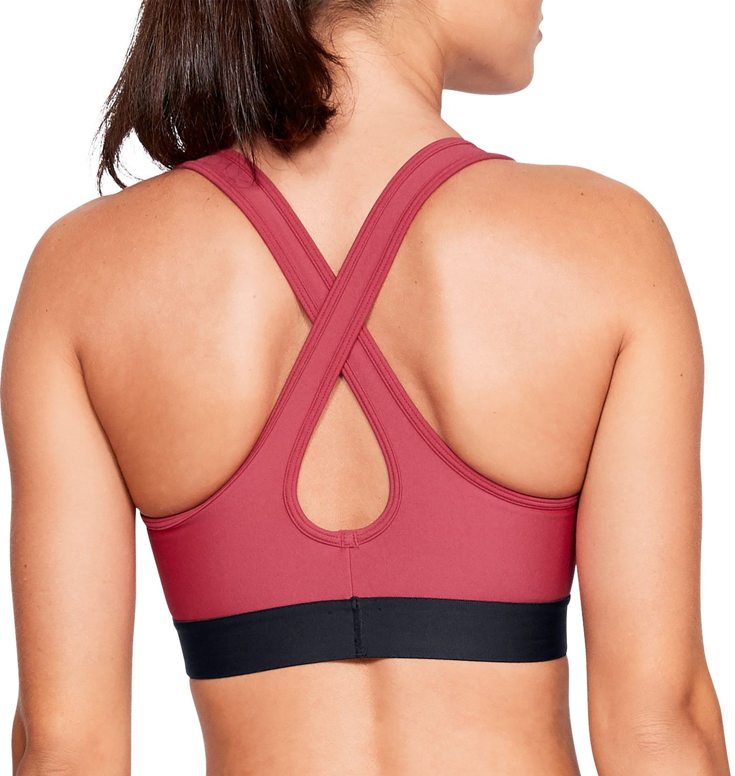 Sutiã esportivo Under Armour Impact Crossback feminino rosa tamanho XS