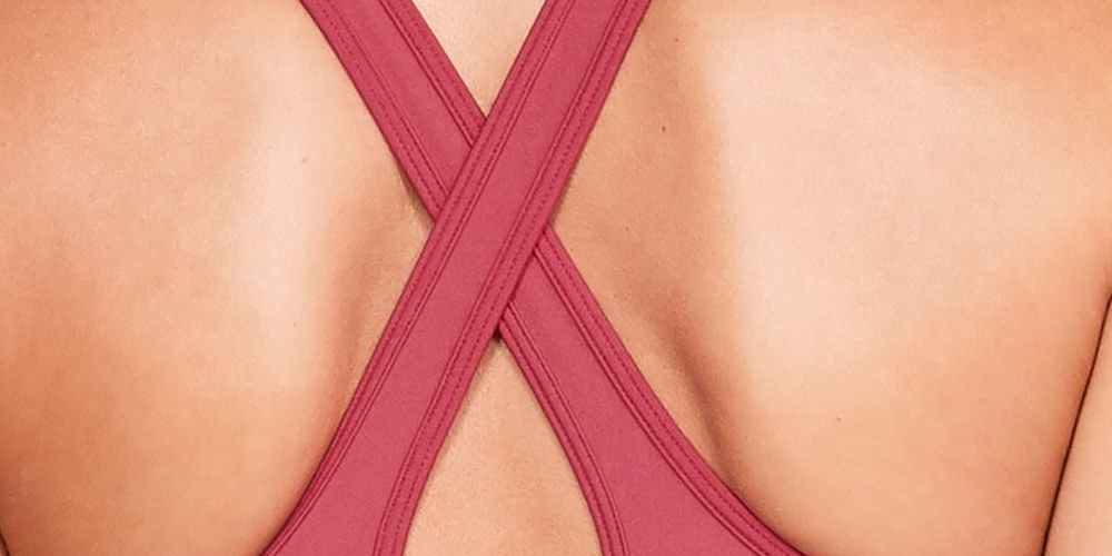 Sutiã esportivo Under Armour Impact Crossback feminino rosa tamanho XS