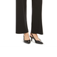 Calça Alfani Feminina Stretch Cintura Alta Perna Larga Preta Tamanho Grande