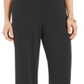 Calça Alfani Feminina Stretch Cintura Alta Perna Larga Preta Tamanho Grande
