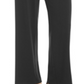 Calça Alfani Feminina Stretch Cintura Alta Perna Larga Preta Tamanho Grande