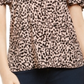 Blusa feminina com estampa de dálmata e ombros descobertos, tamanho pequeno, rosa, da INC International Concepts