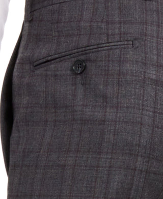 Calvin Klein Masculino X Slim Fit Stretch Xadrez Calça Separada Cinza Tamanho 30X30