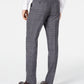 Calça masculina Michael Kors Windowpane Plaid Classic Fit cinza tamanho 36x34