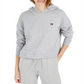 Tommy Hilfiger Moletom com capuz feminino com cordão vermelho tamanho grande