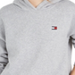 Tommy Hilfiger Moletom com capuz feminino com cordão vermelho tamanho grande