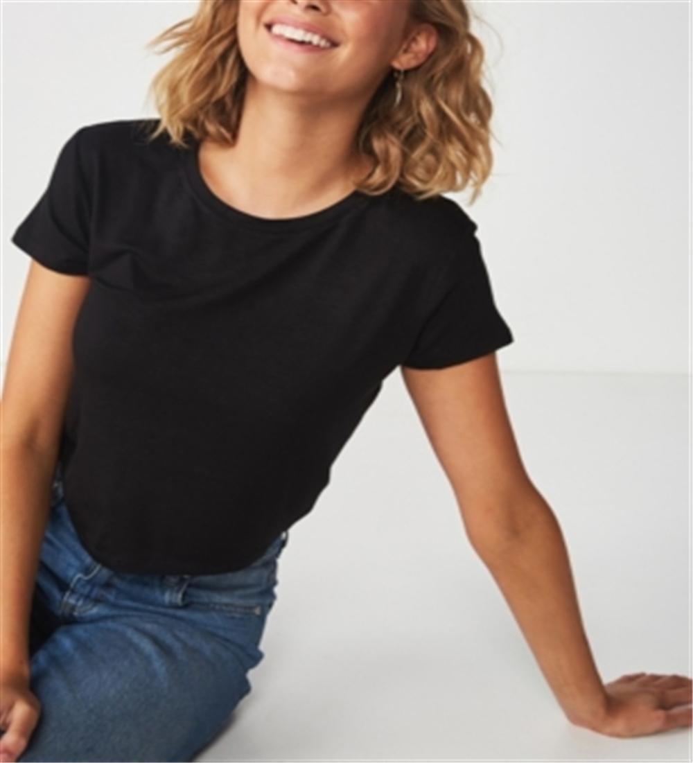 Camiseta Cotton on Women's The Baby, preta, tamanho X-G