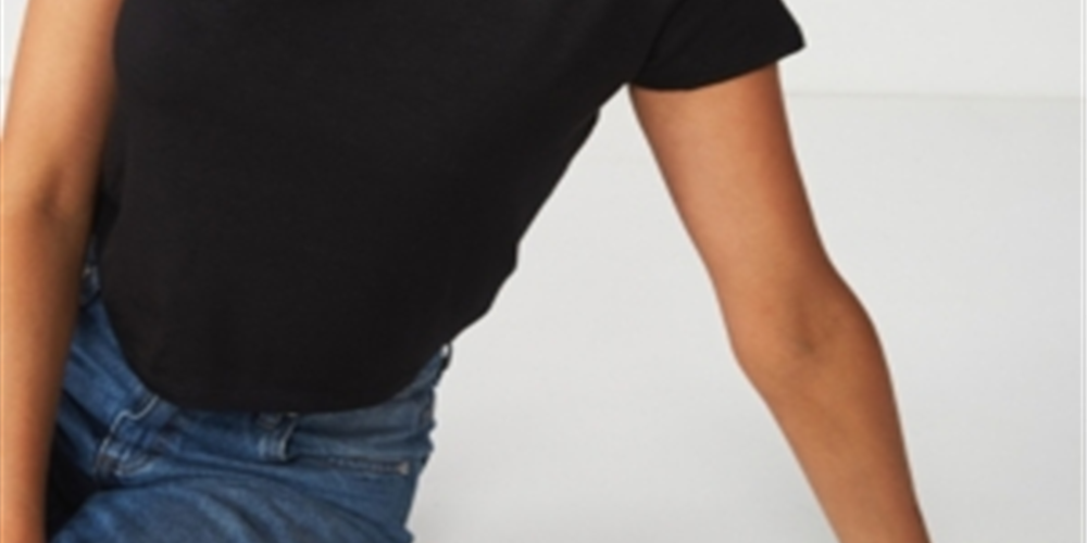 Camiseta Cotton on Women's The Baby, preta, tamanho X-G