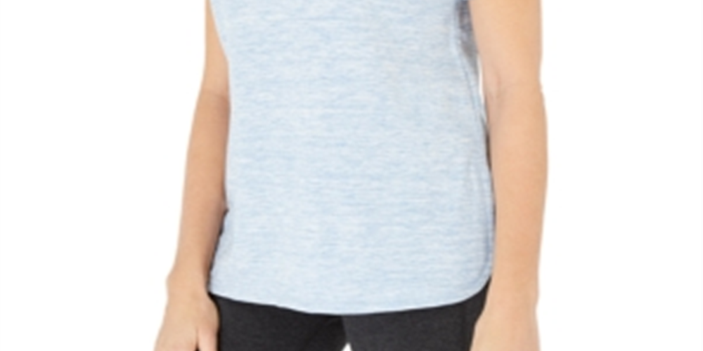 Karen Scott Blusa Space Dyed Feminina - Azul Tamanho Grande