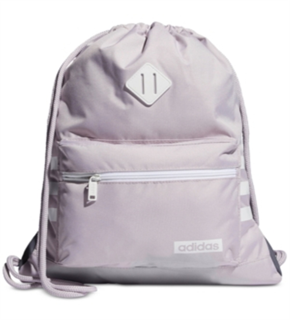Mochila esportiva Adidas Tech Pocket feminina, roxa, tamanho regular