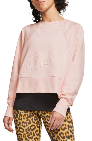 Moletom Nike Fitness Workout Feminino Rosa Tamanho Grande