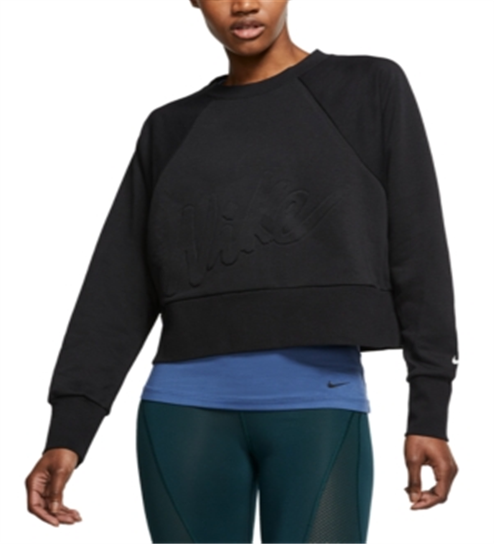 Moletom Nike Fitness Workout Feminino Preto Tamanho X-G