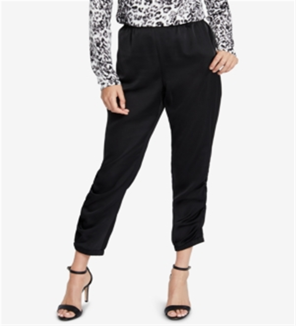 Calça curta feminina Rachel Roy William Gathered preta tamanho XX-G