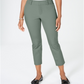 Calça curta feminina Charter Club Newport Tummy Control, verde, tamanho 14