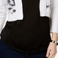 Calvin Klein Cardigan Feminino Manga Longa Aberto Crop Top Branco Tamanho PS