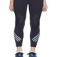 Calça legging feminina Adidas High Rise Training Athletic, azul marinho, tamanho médio