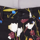Calça jeans feminina NYDJ com estampa animal, perna reta, preta, tamanho 6