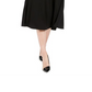Vestido MIDI Calvin Klein Feminino Manga Bufante Preto Tamanho 12