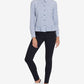 Blusa Peplum Manga Longa Feminina Tommy Hilfiger Azul Tamanho G