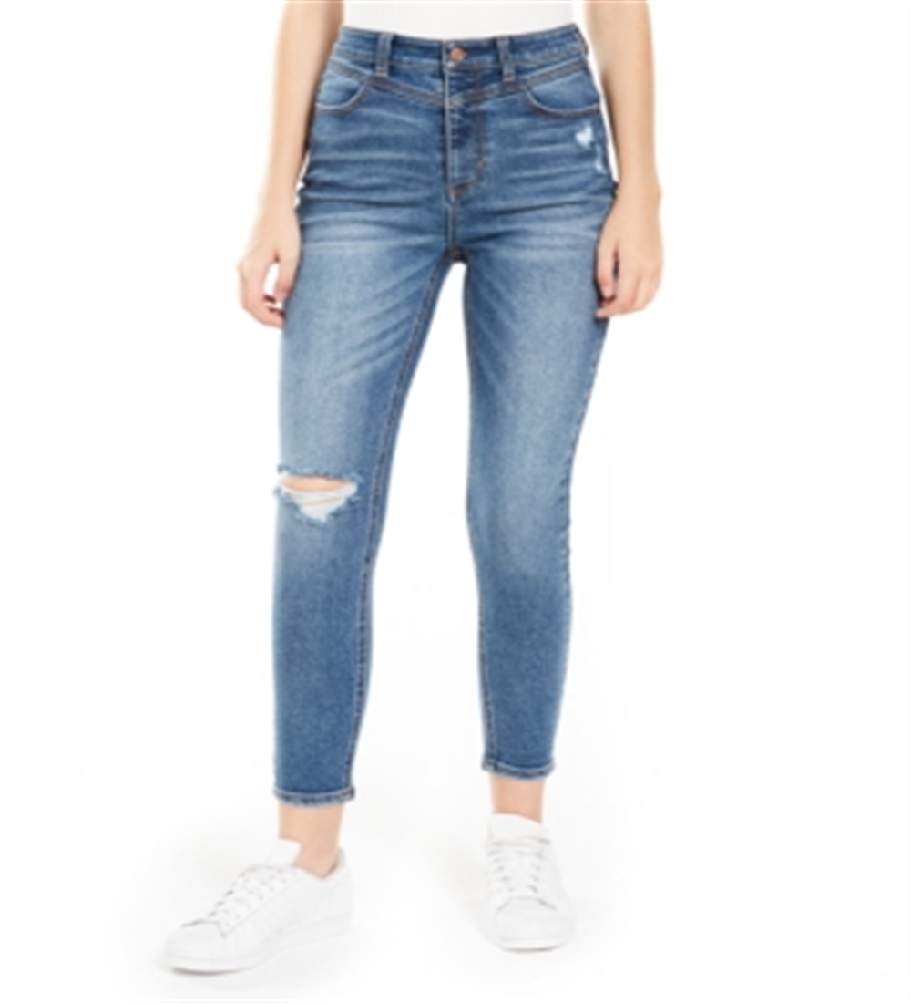 Jeans rasgado e cós alto Vanilla Star Junior's Real Cheeky Azul Tamanho -7