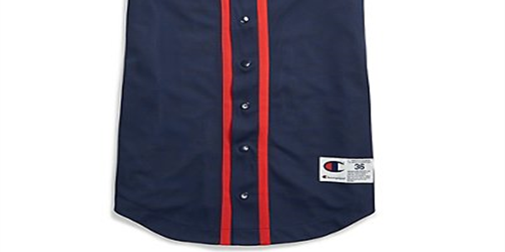 Vestido de beisebol feminino Champion azul tamanho M