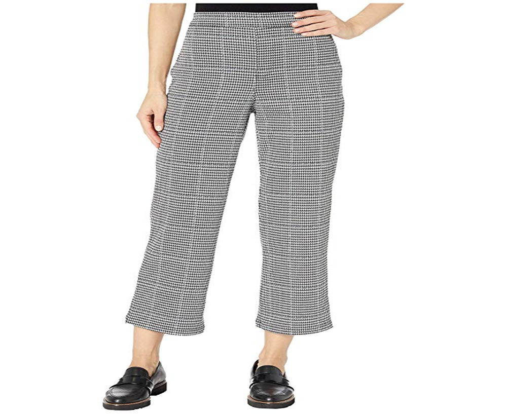 Calça Cropped Xadrez Sanctuary Feminina The Runway Azul Tamanho XS