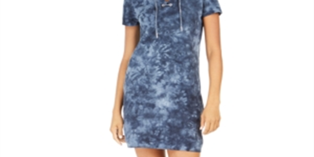 Vestido polo feminino Tommy Hilfiger de algodão tingido, cinza, tamanho GG